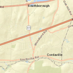 Cordaville Street Map