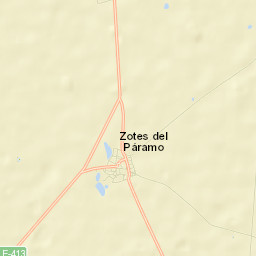 Zotes del Páramo Street Map