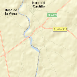 Itero del Castillo Street Map