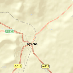 Ayerbe Street Map