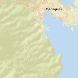 Cadaqués Street Map