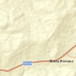 Monte Romano Street Map