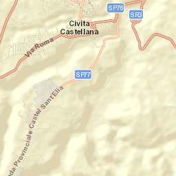 Civita Castellana Street Map