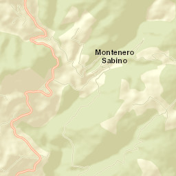 Montenero Sabino Street Map