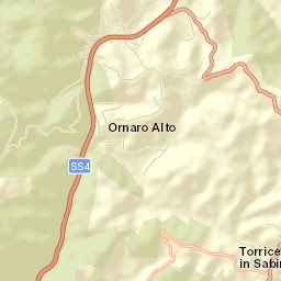 Torricella in Sabina Street Map