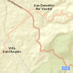 Villa Sant'Angelo Street Map