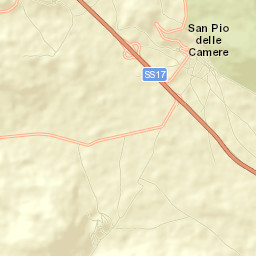 San Pio delle Camere Street Map