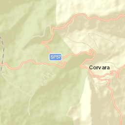 Corvara Street Map
