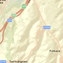 Turrivalignani Street Map