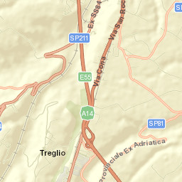 Treglio Street Map