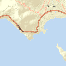 Budva Street Map