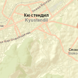 Kyustendil Street Map