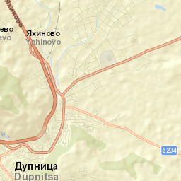 Obshtina Dupnitsa Street Map