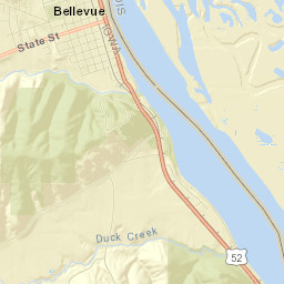 Bellevue Street Map