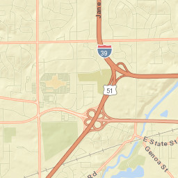 Cherry Valley Street Map