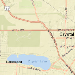 Lakewood Street Map