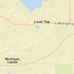 Michigan Center Street Map