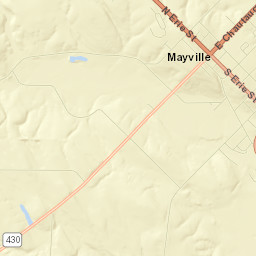 Mayville Street Map