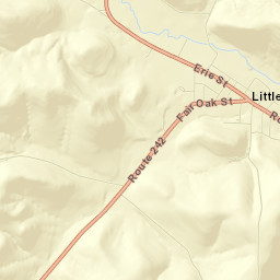 Little Valley Street Map