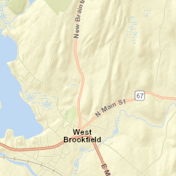 West Brookfield Street Map