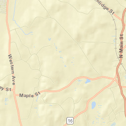 Sherborn Street Map