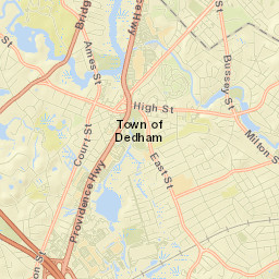 Dedham Street Map
