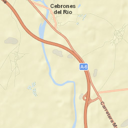 Cebrones del Río Street Map