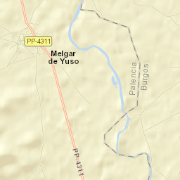 Melgar de Yuso Street Map