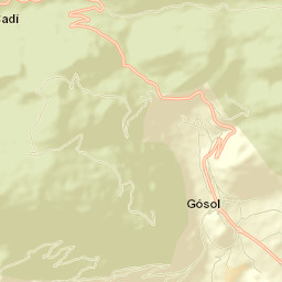 Gósol Street Map