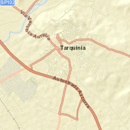 Tarquinia Street Map