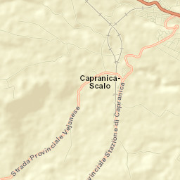 Capranica Street Map