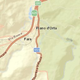 Torre de' Passeri Street Map