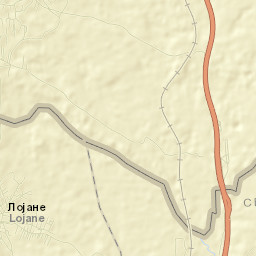Lojane Street Map