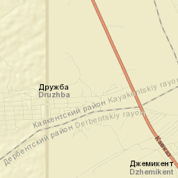 Druzhba Street Map