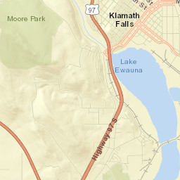 Klamath Falls Street Map
