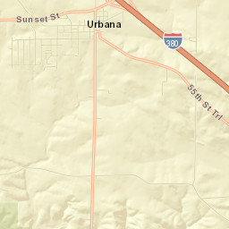 Urbana Street Map