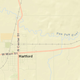 Hartford Street Map