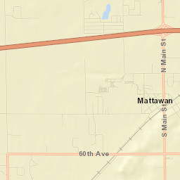 Mattawan Street Map
