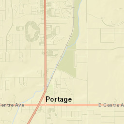 Portage Street Map