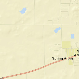 Spring Arbor Street Map