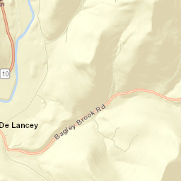 Delaware County Street Map