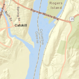Catskill Street Map