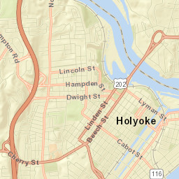 Holyoke Street Map