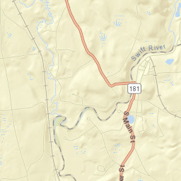 Bondsville Street Map