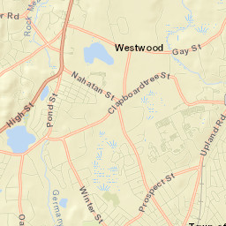 Westwood Street Map