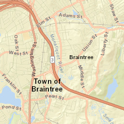 Braintree Street Map