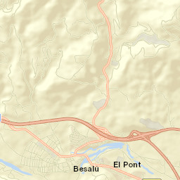 Besalú Street Map