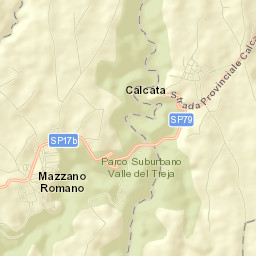 Mazzano Romano Street Map