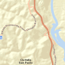 Civitella San Paolo Street Map