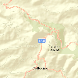 Fara in Sabina Street Map
